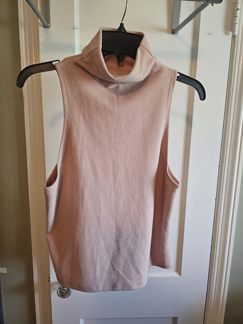 a new day Pink Sleeveless Turtleneck Tank Top